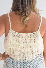 OSTRICH COVER-UP TOP