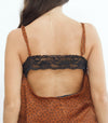 TOBACCO SATIN CAMI