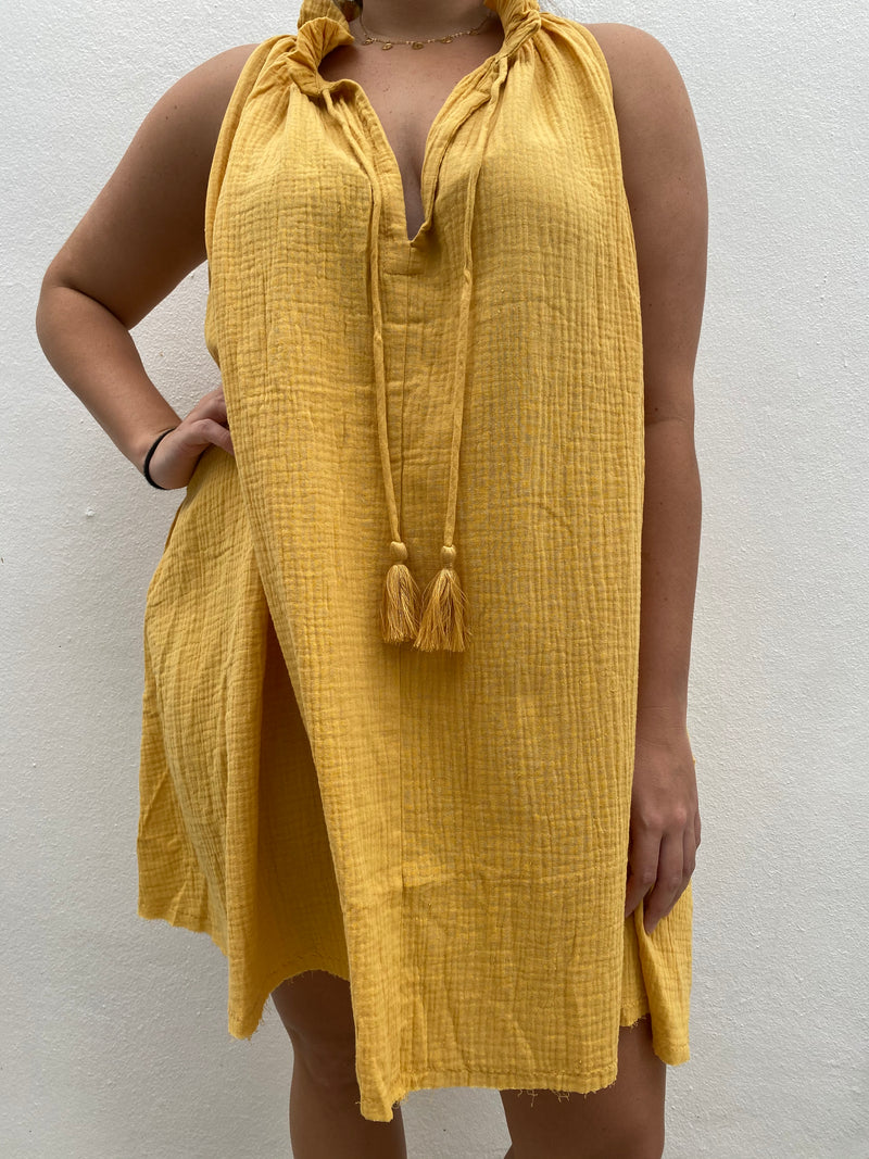 MUSTARD DRESS