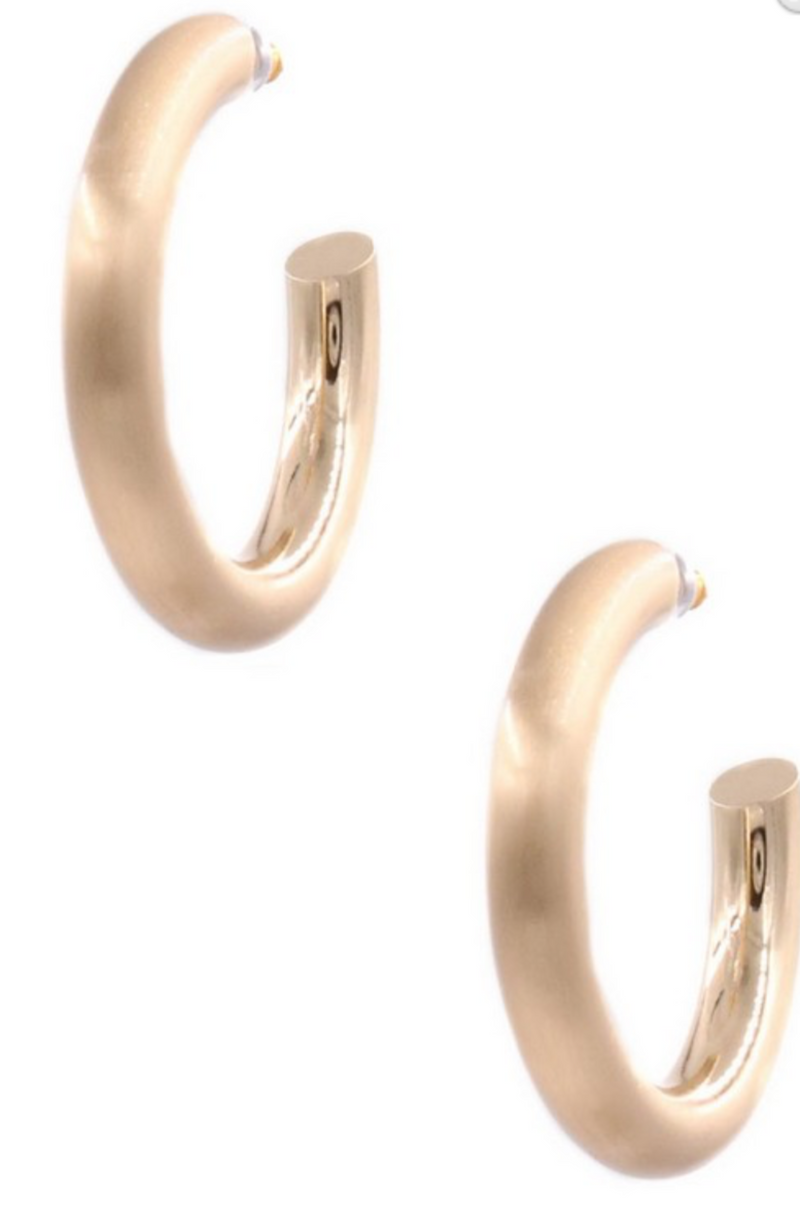 OPEN HOOP EARRINGS