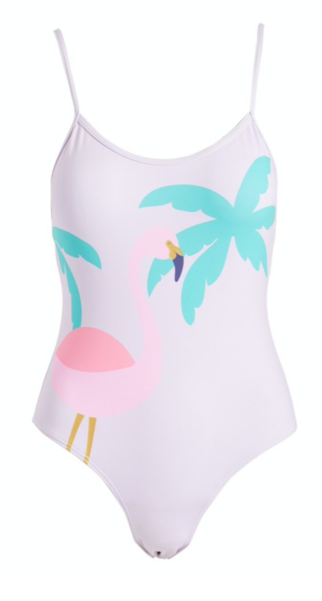 PINK FLAMINGO ONE PIECE