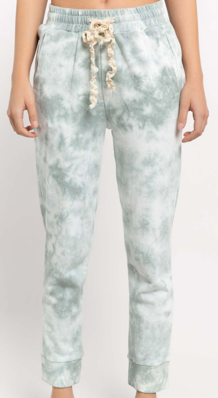 WASHED TIE DYE JOGGERS